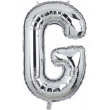 Beysüs Harf Folyo Balon Gümüş G Harf 40 İnç