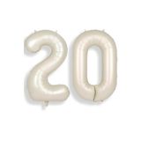 Beysüs Krem Bej 20 Rakam Folyo Balon 80 cm