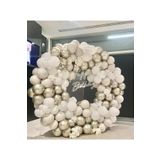 Beysüs Krom Beyaz Altın Ve Pastel Beyaz Balon Zinciri 100 Adet