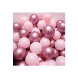Beysüs Krom Pembe Ve Mat ( Pastel) Pembe Renk 25 Li Balon