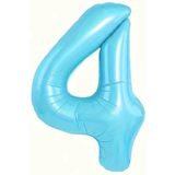 Beysüs Mavi 4 Rakam Folyo Balon 80 cm