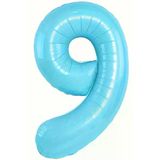 Beysüs Mavi 9 Rakam Folyo Balon 80 cm
