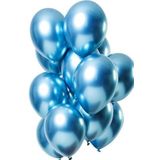Beysüs Mavi Krom Balon 7 adet 12inç