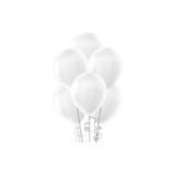 Beysüs Pastel Balon Beyaz Dekor Balonu 10 Adet Beyaz