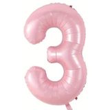 Beysüs Pembe 3 Rakam Folyo Balon 80 cm