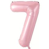Beysüs Pembe 7 Rakam Folyo Balon 80 cm