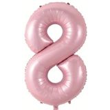 Beysüs Pembe 8 Rakam Folyo Balon 80 cm