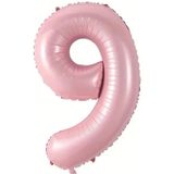 Beysüs Pembe 9 Rakam Folyo Balon 80 cm