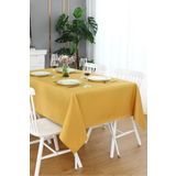 Beysüs Plastik Kullan At Masa Örtüsü Altın 137 * 270 cm