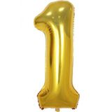 Beysüs Rakam Folyo Balon Gold 1 Rakam 40 İnç