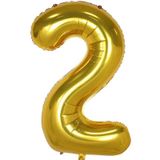 Beysüs Rakam Folyo Balon Gold 2 Rakam 40 İnç