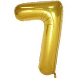 Beysüs Rakam Folyo Balon Gold 7 Rakam 40 İnç
