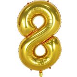Beysüs Rakam Folyo Balon Gold 8 Rakam 40 İnç