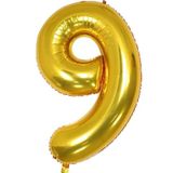 Beysüs Rakam Folyo Balon Gold 9 Rakam 40 İnç