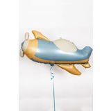 Beysüs Retro Uçak Folyo Balon Mavi