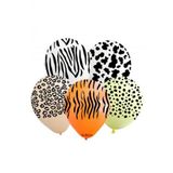 Beysüs Safari Desenli Renkli Baskılı Balon 10 Lu