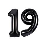 Beysüs Siyah 19 Rakam Folyo Balon 80 cm