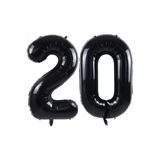 Beysüs Siyah 20 Rakam Folyo Balon