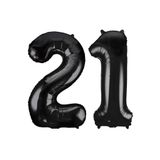Beysüs Siyah 21 Rakam Folyo Balon