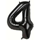 Beysüs Siyah 4 Rakam Folyo Balon 80 cm