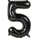 Beysüs Siyah 5 Rakam Folyo Balon 80 cm