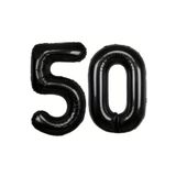 Beysüs Siyah 50 Rakam Folyo Balon