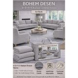 beyvetçe jakarlı bohem kumaş 3.3.1.1 Koltuk Örtüsü Koltuk Kılıfı Takımı Ev Tekstili Sofa Cover