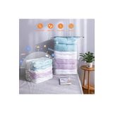 Beyyine Home Büyük Boy (80cm X 100cm X 50cm) Küp Vakumlu Hurç & Vakumlu Poşet &(YORGAN&BATTANİYE&YASTIK&ELBİSE) Şeffaf
