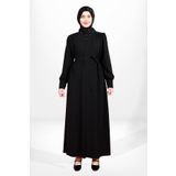 Beyza 3923 Siyah Tokalı Ferace