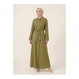Beyza Giyim 9541 Apoletli Keten Ferace