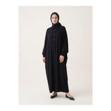 Beyza Giyim 9559 Ferace Yarasa Kollu Siyah