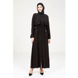 Beyza Trenç Ferace Siyah Renk 9205