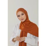 Beyzak Bal Kabağı Luxury Penye Şal - Kadın Tesettür Jersey Hijab Lycra Shawl