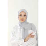 Beyzak Buz Mavi Luxury Penye Şal - Kadın Tesettür Jersey Hijab Lycra Shawl