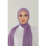Beyzak Eflatun Luxury Penye Şal - Kadın Tesettür Jersey Hijab Lycra Shawl