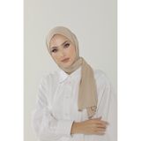 Beyzak Fildişi Luxury Penye Şal - Kadın Tesettür Jersey Hijab Lycra Shawl