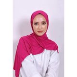 Beyzak Fuşya Luxury Penye Şal - Kadın Tesettür Jersey Hijab Lycra Shawl