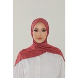 Beyzak Gül Pembe Luxury Penye Şal - Kadın Tesettür Jersey Hijab Lycra Shawl