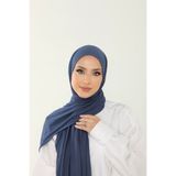 Beyzak Indigo Luxury Penye Şal - Kadın Tesettür Jersey Hijab Lycra Shawl