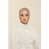 Beyzak Leylak Pratik Penye Şal - Kadın Tesettür Cırt Cırtlı Hijab Bone