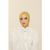 Beyzak Limon Küfü Pratik Penye Şal - Kadın Tesettür Cırt Cırtlı Hijab Bone