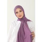 Beyzak Mor Luxury Penye Şal - Kadın Tesettür Jersey Hijab Lycra Shawl