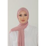 Beyzak Pembe Luxury Penye Şal - Kadın Tesettür Jersey Hijab Lycra Shawl