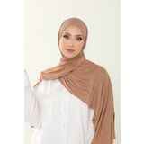 Beyzak Rose Gold Luxury Penye Şal - Kadın Tesettür Jersey Hijab Lycra Shawl