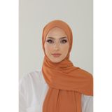 Beyzak Şeftali Luxury Penye Şal - Kadın Tesettür Jersey Hijab Lycra Shawl