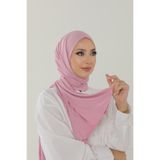 Beyzak Şeker Pembe Luxury Penye Şal - Kadın Tesettür Jersey Hijab Lycra Shawl