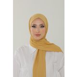 Beyzak Soft Sarı Luxury Penye Şal - Kadın Tesettür Jersey Hijab Lycra Shawl