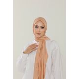 Beyzak Somon Luxury Penye Şal - Kadın Tesettür Jersey Hijab Lycra Shawl
