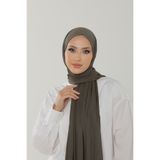 Beyzak Toprak Luxury Penye Şal - Kadın Tesettür Jersey Hijab Lycra Shawl