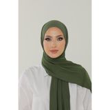 Beyzak Yeşil Luxury Penye Şal - Kadın Tesettür Jersey Hijab Lycra Shawl